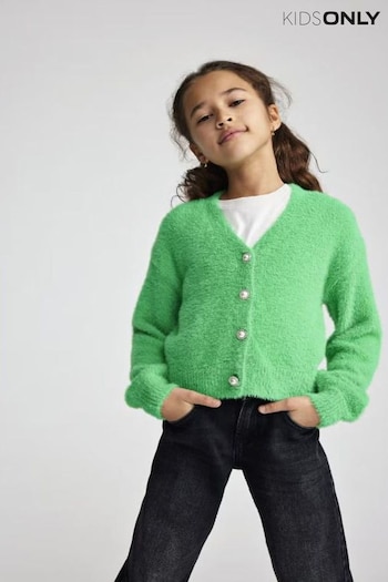 ONLY KIDS Cosy Fluffy Button Up Cardigan (N52361) | £25