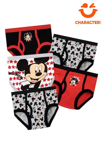 Character Red Mickey Mouse Underwears 5 Pack (N52380) | £15