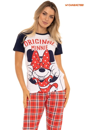 Character Red Ladies Mickey Mouse Pyjamas (N52393) | £29