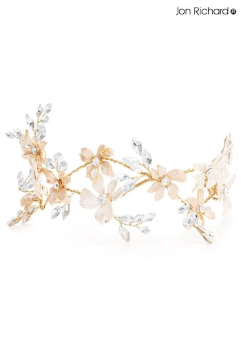 Jon Richard Gold Tone Jennilee Floral Gift Pouch Hair Slide (N53183) | £50