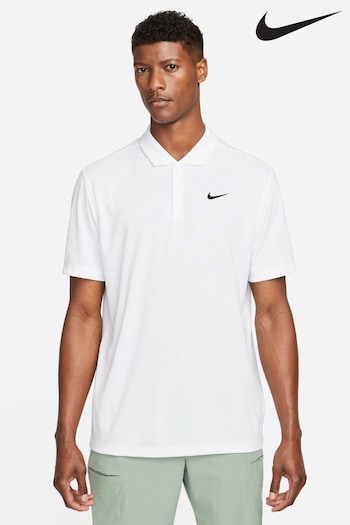 nike Gold White Dri-FIT Victory Golf Polo Shirt (N53371) | £39.99
