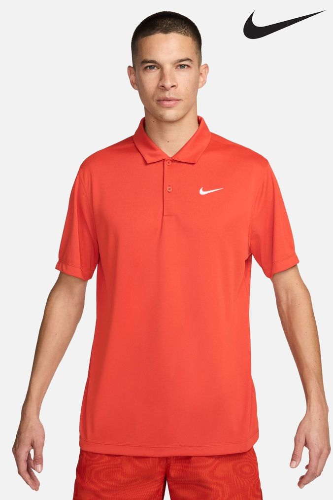 Orange nike polo online