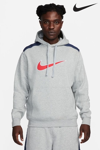 Nike Grey Fleece Hoodie (N53385) | £65