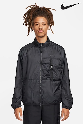 Nike orange Black Tech Woven Lined Lightweight Jacket (N53389) | £135