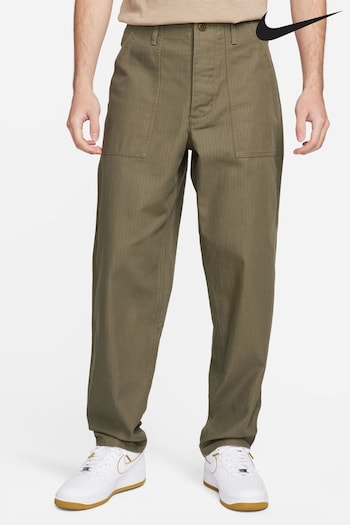 Nike typha Olive Green Life Carpenter Trousers (N53400) | £120