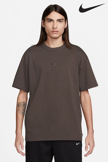 Nike Dark Brown Sportswear Premium Essentials T-Shirt (N53401) | £38