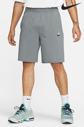 Nike red Grey Club Shorts (N53431) | £33