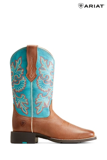 Ariat Round Up Square Toe Strechfit Boots (N53453) | £160