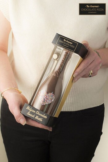 The Gourmet Chocolate Pizza Co Milk Chocolate Smash Bottle and Heart Marshmallows (N53521) | £12