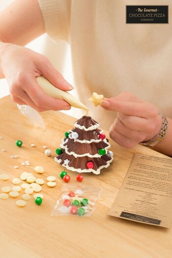 The Gourmet Chocolate Pizza Co Make Your Own Chocolate Christmas Tree Kit (N53522) | £12