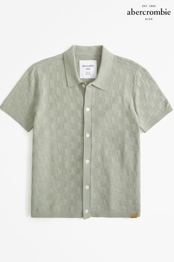 Abercrombie & Fitch Green Knitted Shirt (N53698) | £39