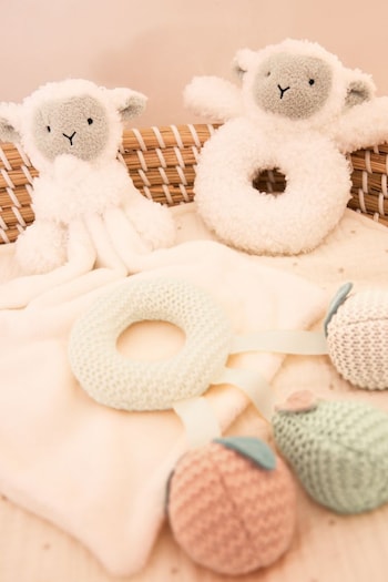 White Sheep Baby Rattle (N53792) | £10.50