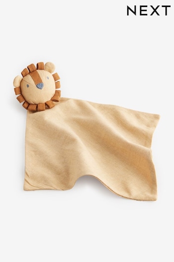 Mustard Yellow Lion Baby Comforter (N53795) | £14.50