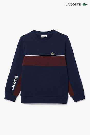 Lacoste Blue Colour Block Sweatshirt (N53887) | £65 - £70