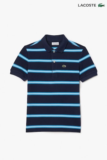 Lacoste Boys Striped Polo Shirt (N53912) | £55 - £60