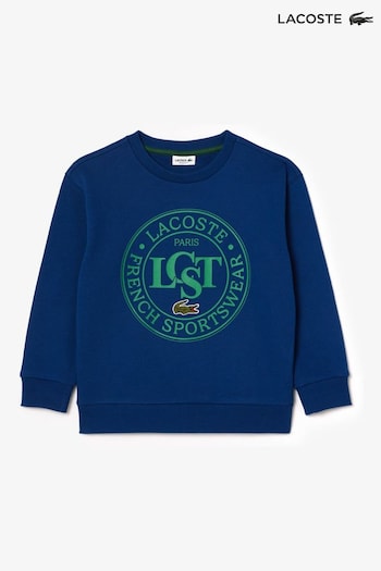 Lacoste Blue Signature Logo Sweatshirt (N53913) | £65 - £70