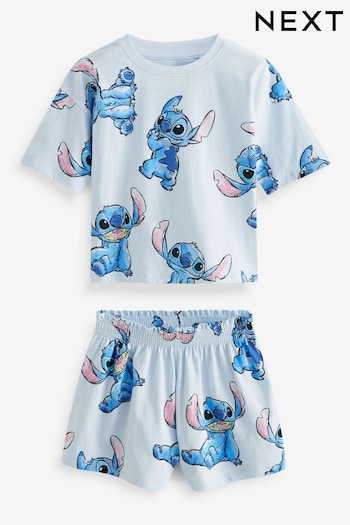 Blue Stitch License Short Pyjamas (2-16yrs) (N54042) | £14 - £19