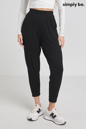 Simply Be Tapered Black Trousers (N54091) | £18