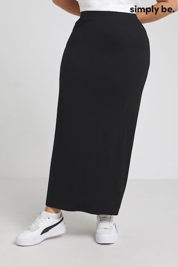 Simply Be Tube Maxi Black Skirt (N54098) | £18
