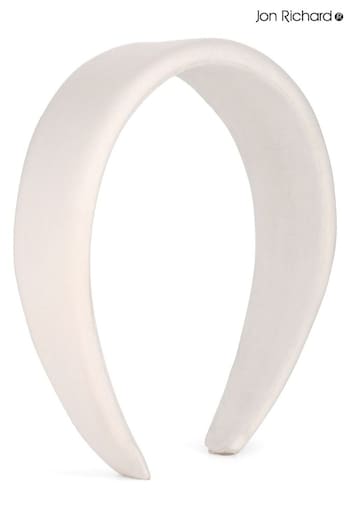 Jon Richard Silver Bridal Satin Headband (N54130) | £20