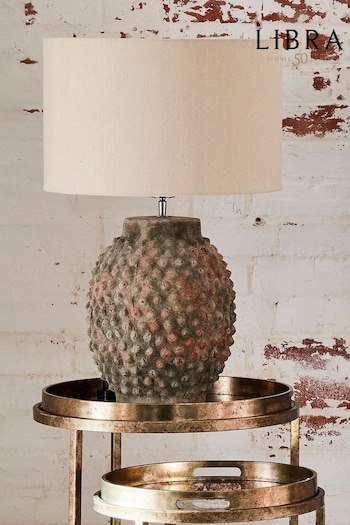 Libra Interiors Brown Remus Terracotta Table Lamp (N54138) | £237
