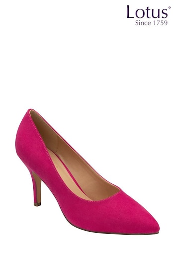 Lotus Pink Stiletto-Heel Court Shoes (N54204) | £60