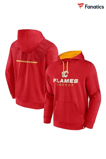 Fanatics Red Calgary Flames Pullover Fleece Hoodie (N54259) | £55
