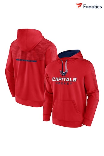 Fanatics Red Washington Capitals Pullover Fleece Hoodie (N54285) | £55