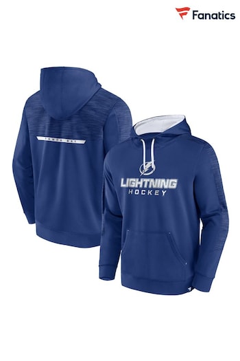 Fanatics Blue NHL Tampa Bay Lightning Pullover Fleece Hoodie (N54286) | £55