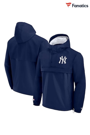 Fanatics Blue New York Yankees Midweight Overhead Jacket (N54292) | £80
