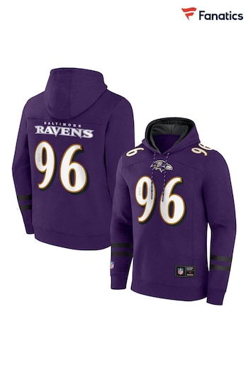 Fanatics Purple NFL Baltimore Ravens Foundations Pullover Hoodie (N54307) | £65