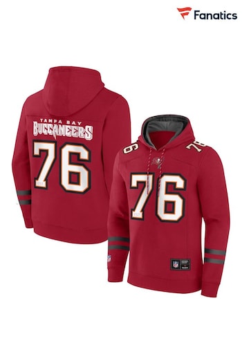 Fanatics Red NFL Tampa Bay Buccaneers Foundations Pullover Hoodie (N54334) | £65