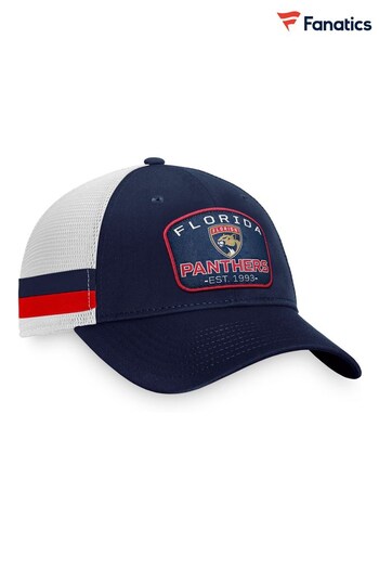Fanatics Blue NHL Florida Panthers Fundamental Structured Trucker Hat (N54361) | £25