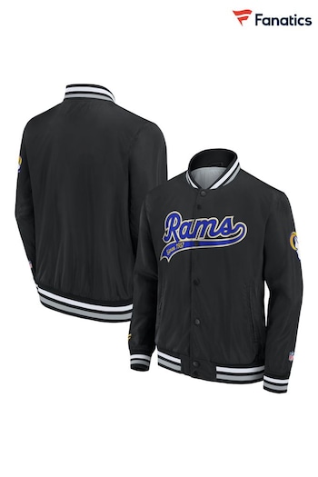 Fanatics NFL Los Angeles Rams Sateen Black Jacket (N54363) | £80