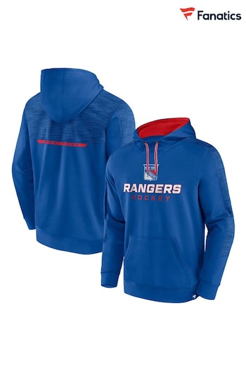 Fanatics Blue NHL New York Rangers Pullover Fleece Hoodie (N54380) | £55