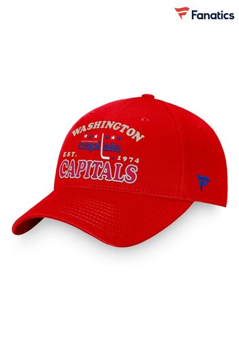 Fanatics Red NHL Washington Capitals Heritage Unstructured Adjustable Cap GUESS Unisex (N54381) | £22