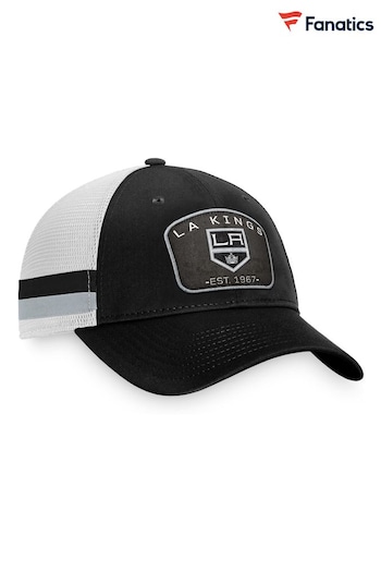 Fanatics NHL Los Angeles Kings Fundamental Structured Black Trucker Hat (N54392) | £25