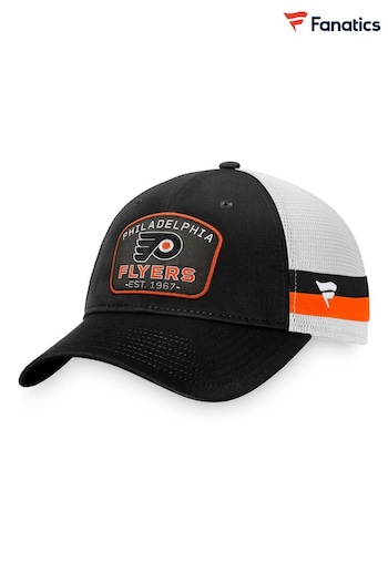 Fanatics NHL Philadelphia Flyers Fundamental Structured Black Trucker Hat (N54393) | £25