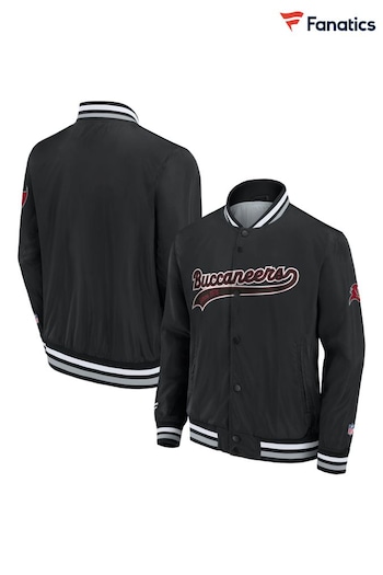 Fanatics NFL Tampa Bay Buccaneers Sateen Black Jacket (N54403) | £80