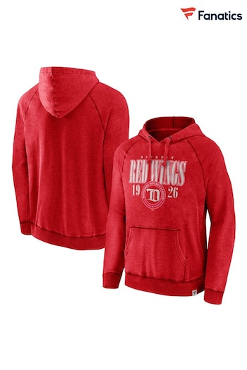 Fanatics Red NHL Detroit Red WingsHeritage A/LS Hoodie (N54404) | £55