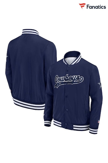 Fanatics Blue NFL Dallas Cowboys Sateen Jacket (N54430) | £80