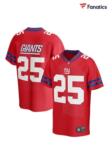 Fanatics Red NFL New York Giants Animal Print Foundations Jersey (N54444) | £70