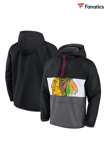 Fanatics NHL Chicago Blackhawks Lightweight Black Jacket (N54448) | £70