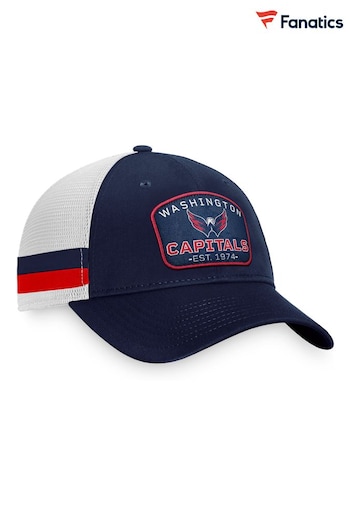 Fanatics Blue NHL Washington Capitals Fundamental Structured Trucker Hat (N54454) | £25