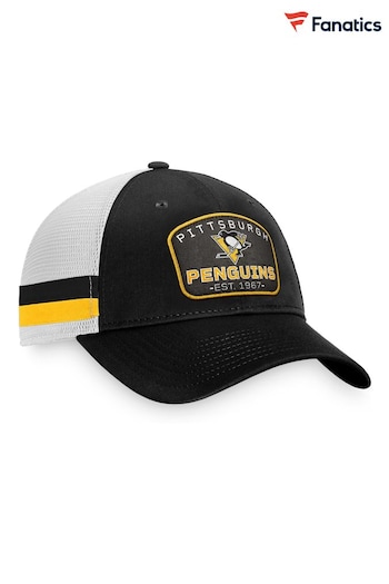 Fanatics NHL Pittsburgh Penguins Fundamental Structured Black Trucker Hat (N54456) | £25