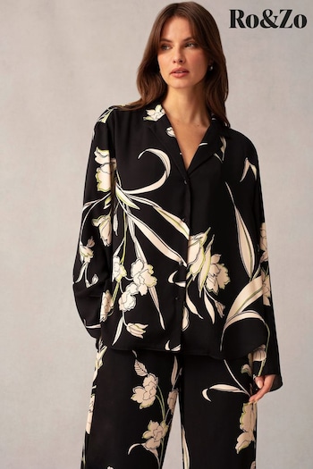 Ro&Zo Climbing Floral Button Front Blouse (N54601) | £79