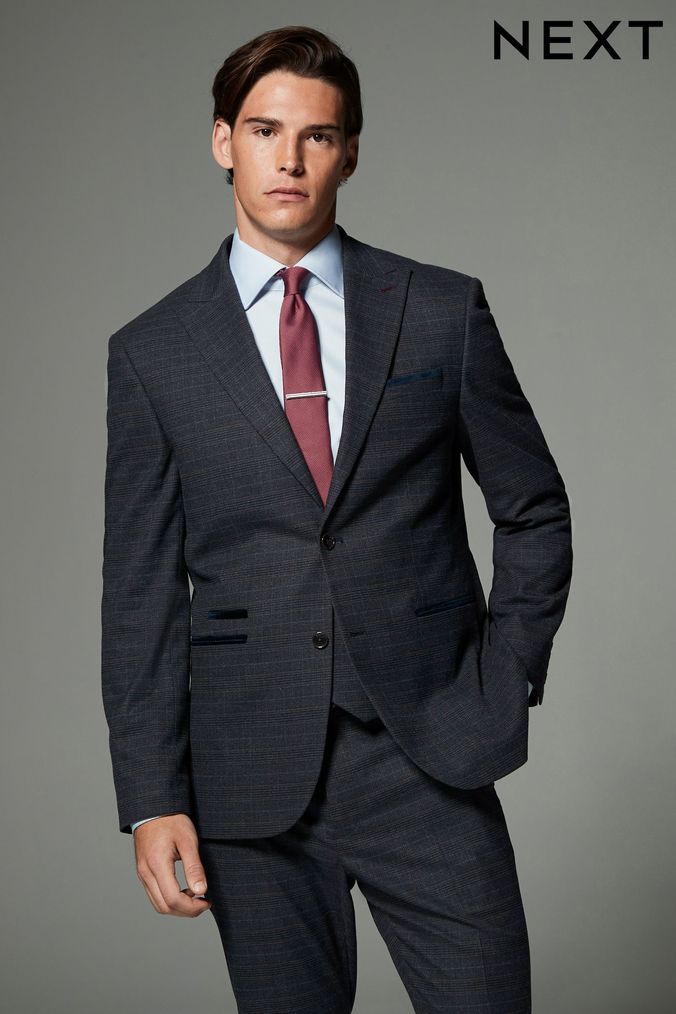 Mens Blue Skinny Suits Next Official Site