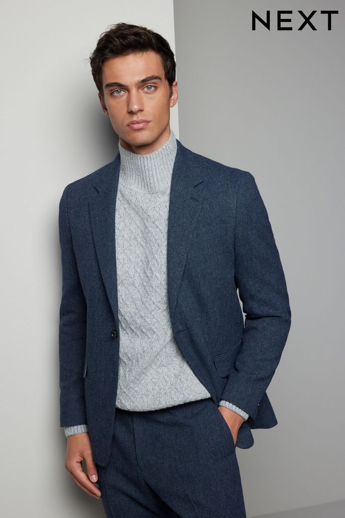 Mens Blue Slim Fit Suits Navy Slim Suits Next UK