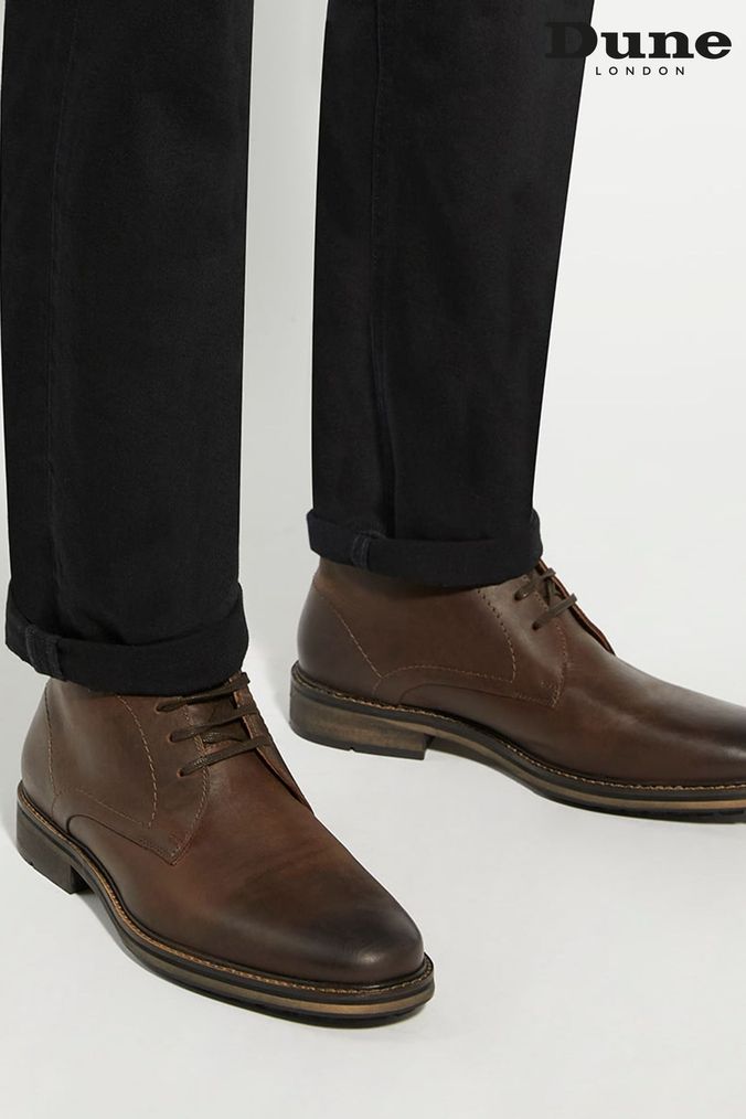 Dune boots mens sale outlet