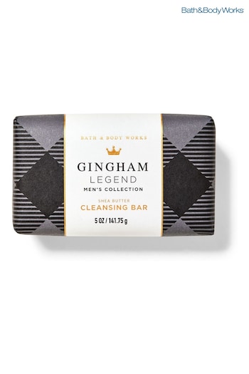 with a Polo Bear wearing a ski mask pai Gingham Legend Shea Butter Cleansing Bar 5 oz / 141.75 g (N55018) | £11.50